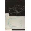 Aalto art Sketch black poster, 50x70 cm