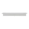 A-Coat rack hatthylla, Soft grey