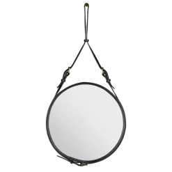Adnet Circulaire spegel S, svart