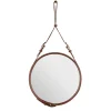 Adnet Circulaire spegel S, brun