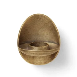 Agapé värmeljushållare vägg, Brass finish