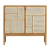 Air sideboard, Ek, 120x110 cm, med ben