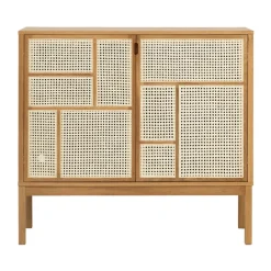 Air sideboard, Ek, 120x110 cm, med ben