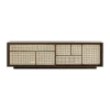 Air sideboard low, Mörk ek