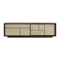 Air sideboard low, Mörk ek