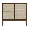 Air sideboard, Mörk ek, 120x110 cm, med ben