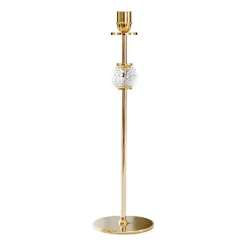 Alba ljusstake 40 cm, Solid mässing och glas