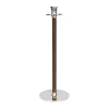 Alto Basso ljusstake 30 cm, Förnicklad mässing