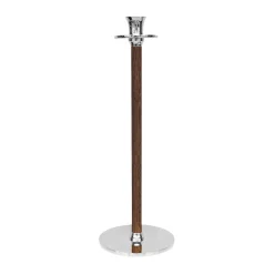 Alto Basso ljusstake 30 cm, Förnicklad mässing