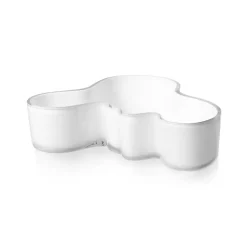 Alvar Aalto skål 50x195 mm, Vit