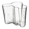 Alvar Aalto vas jubileumsutgåva 120 mm, Bubbelglas klar