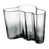 Alvar Aalto vas Limited Edition 140 mm, Klar-mörkgrå