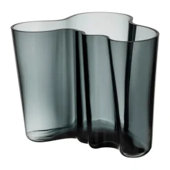Alvar Aalto vas mörkgrå, 160 mm