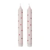 Amor kronljus 2-pack, Light pink-red
