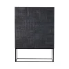 Ancestors Tabwa skåp, Teak 3 dörrar-2 lådor 126x180
