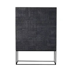 Ancestors Tabwa skåp, Teak 3 dörrar-2 lådor 126x180