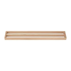 Andersen handduksstång dubbel 73,5 cm, Lacquered oak