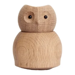 Andersen Owl träfigur Medium, Oak