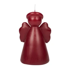 Angel sculpture ljus 14 cm, Burgundy