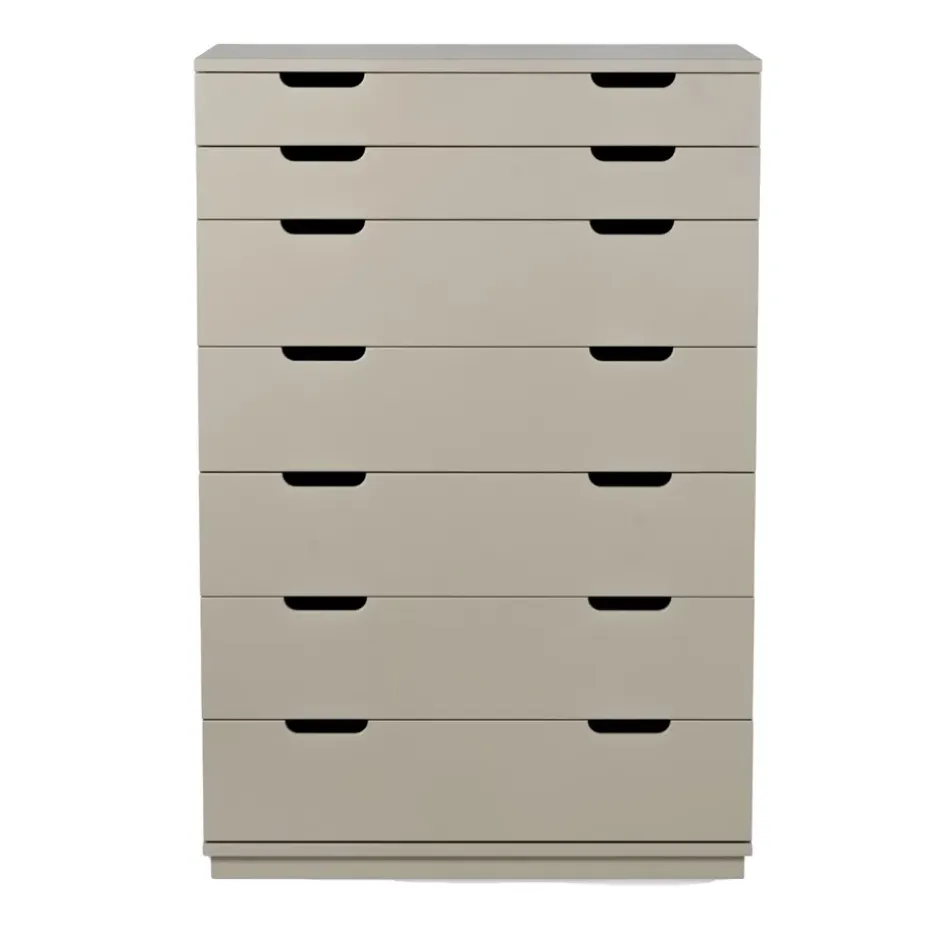 Aoko byrå 7 lådor, Beige
