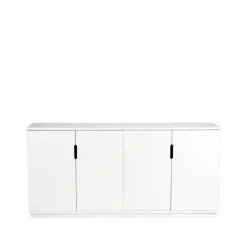 Aoko sideboard 77x160 cm, vit lack