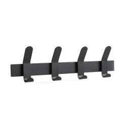 A-Rack kroklist, black, 4 krokar