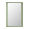 Arced spegel 80x55 cm, Light green