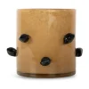Arlo ljuslykta M Ø15 cm, Beige-svart