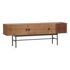Array sidobord låg, 150 cm, Valnöt