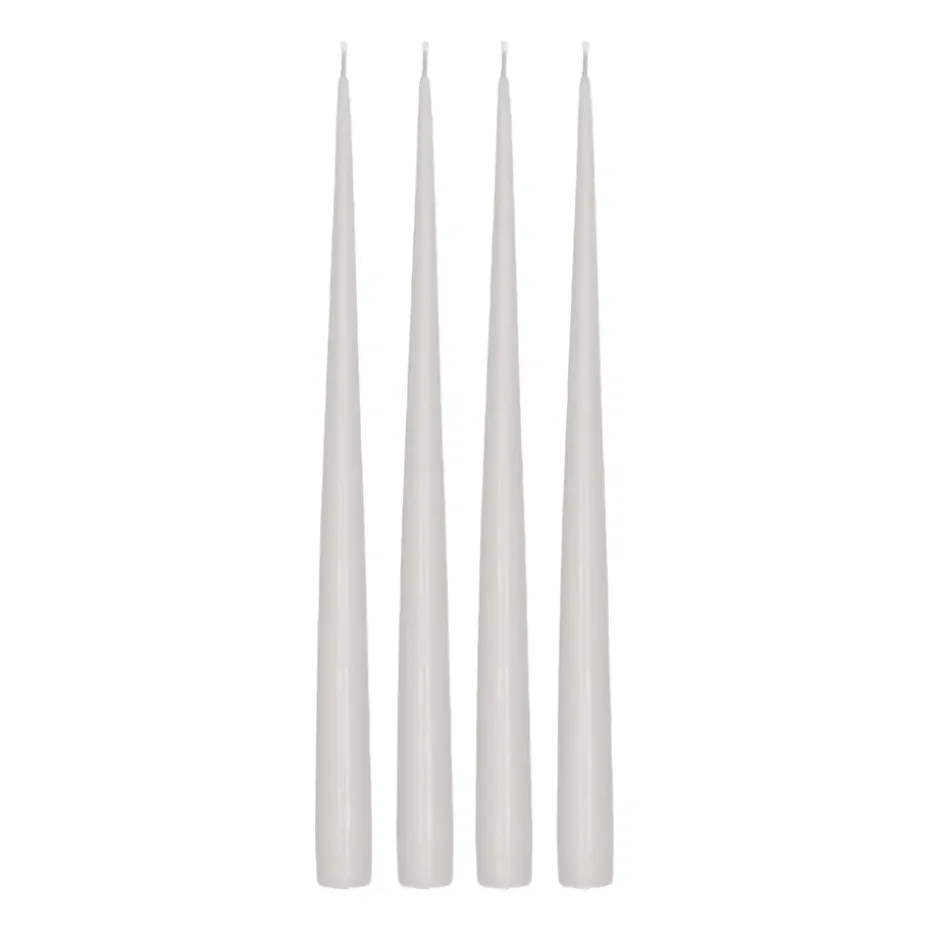 Atmosphere antikljus 4-pack 32 cm, Icy Grey