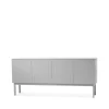 Beam sideboard, ljusgrå, ljusgrått stativ