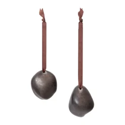 Bellure julhänge 7 cm 2 delar, Rustic Bronze