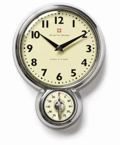 Bengt Ek väggklocka-timer, aluminium