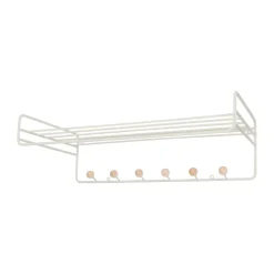 Bill Hat rack hatthylla, Greige