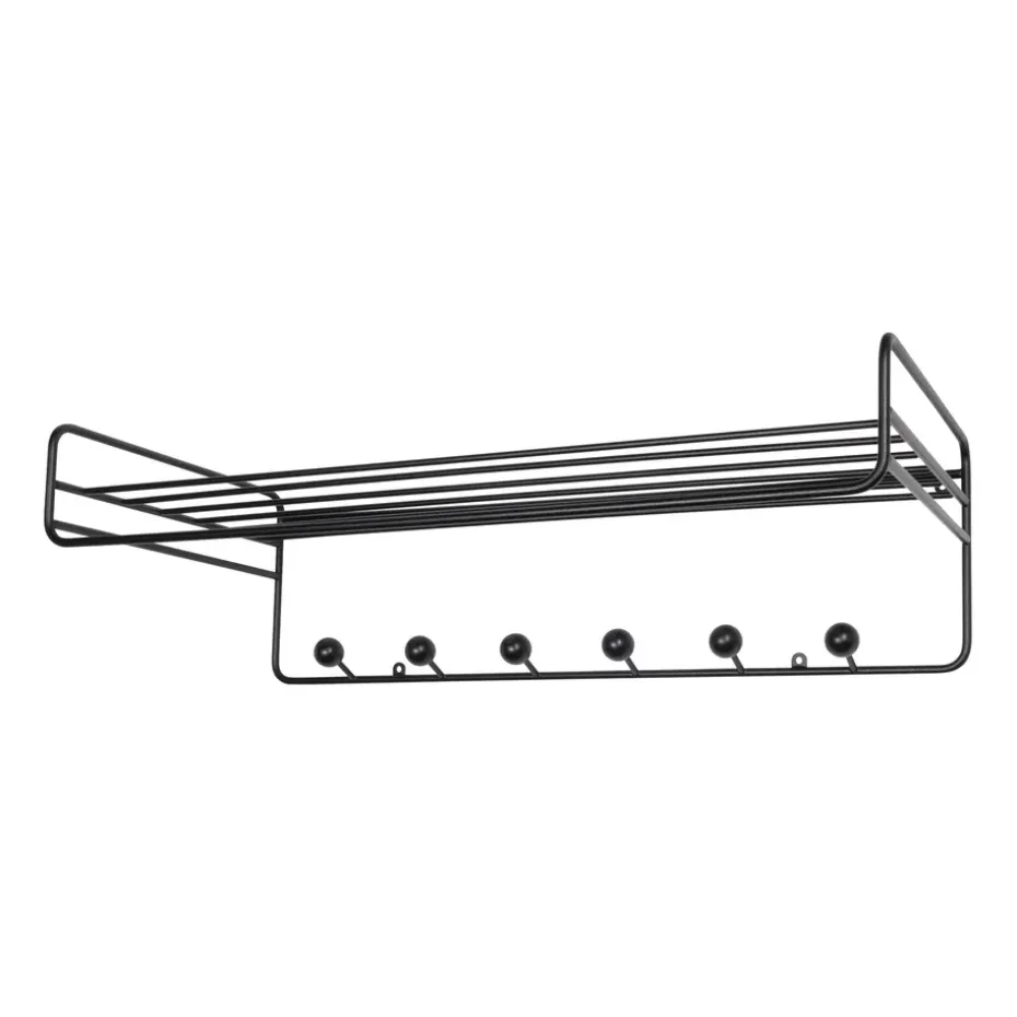Bill Hat rack hatthylla, Svart