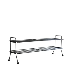 Bill Shoe Shelf L skohylla, svart