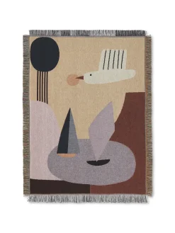 Bird väggbonad filt, 80x110 cm