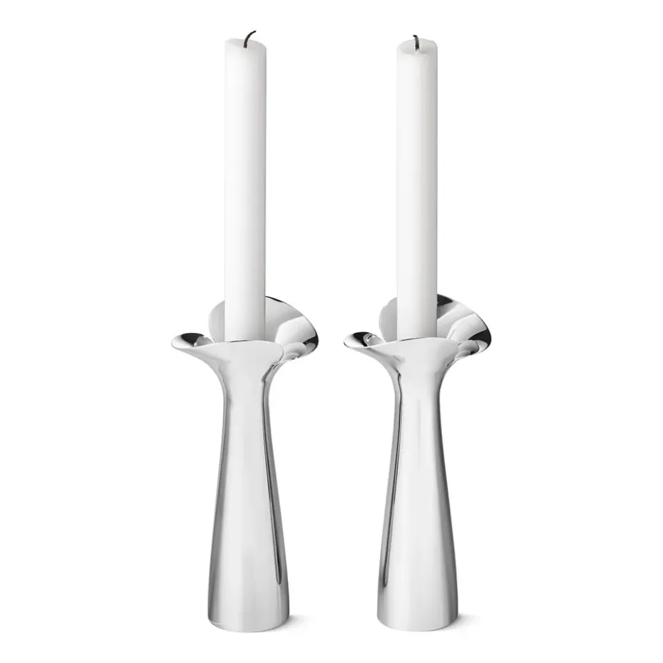 Bloom Botanica ljusstake 2-pack, Rostfritt stål