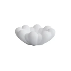 Bloom tray skål mini, Bone White