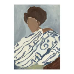 Blue Curls poster, 30x40 cm