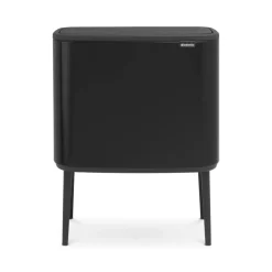 Bo touch bin 11+23 liter, matt svart