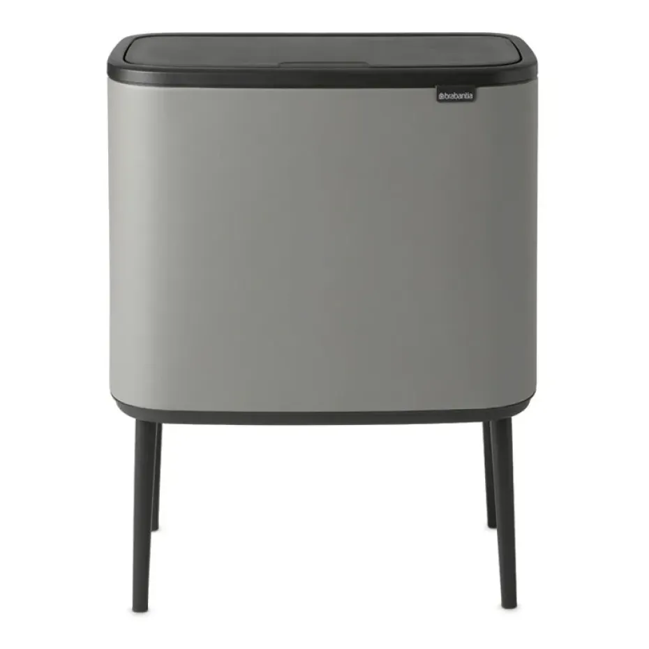 Bo touch bin 36 liter, Mineral concrete grey