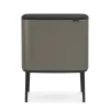 Bo touch bin 11+23 liter, platinum