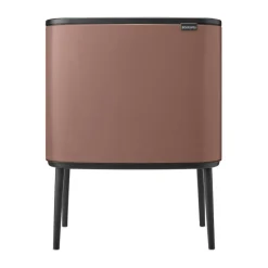Bo touch bin 11+23 liter, Satin Taupe