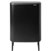 Bo touch bin high 2x30 L, Matt svart
