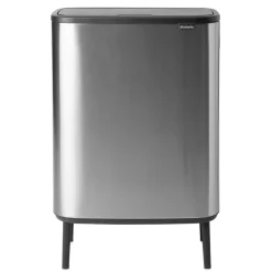 Bo touch bin high 2x30 L, Mattborstat stål