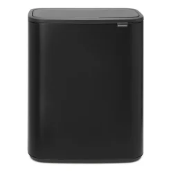 Bo touch bin 2x30 L, Matt svart
