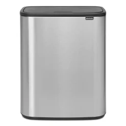 Bo touch bin 2x30 L, Mattborstat stål