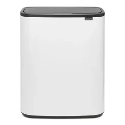 Bo touch bin 2x30 L, Vit
