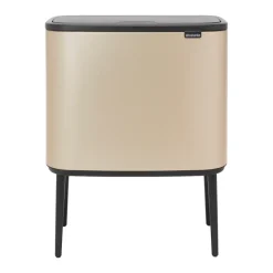 Bo touch bin 3x11 liter, Metallic Gold
